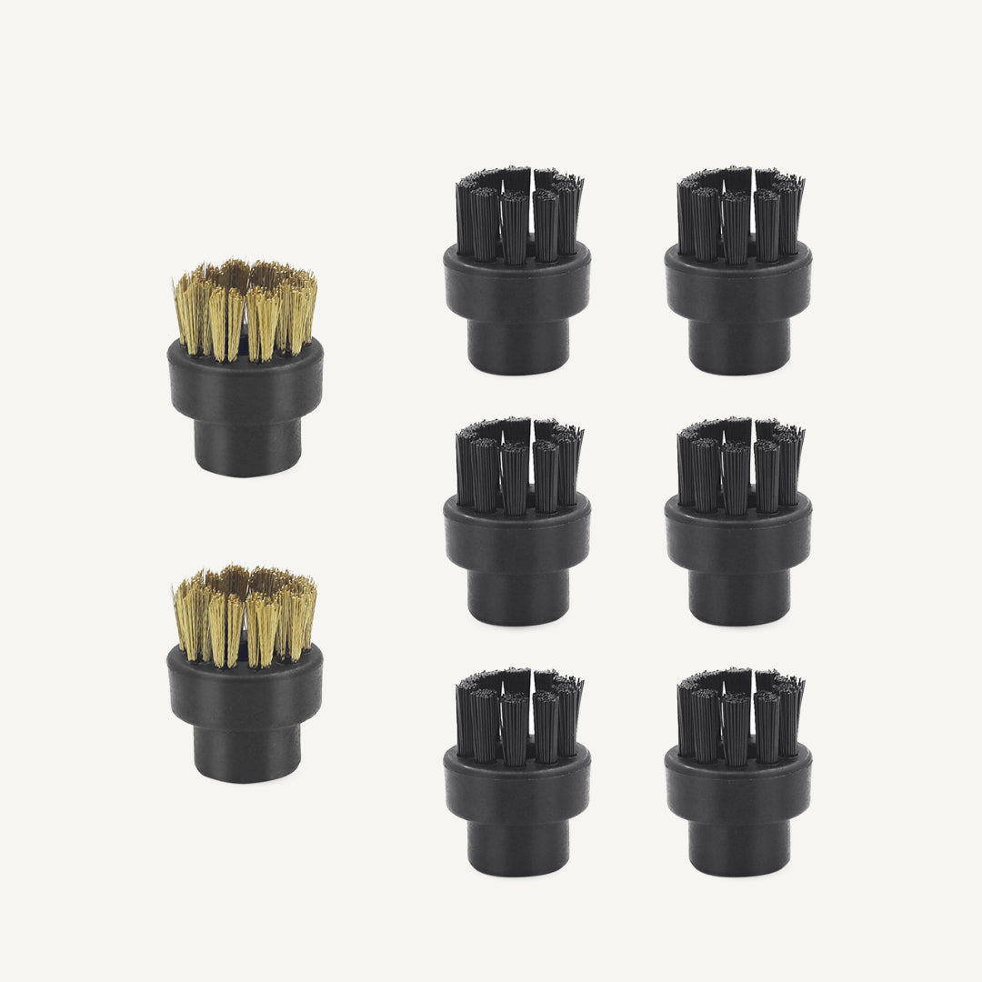 Round brush set for SteamCleaner Pro (8 pcs.)